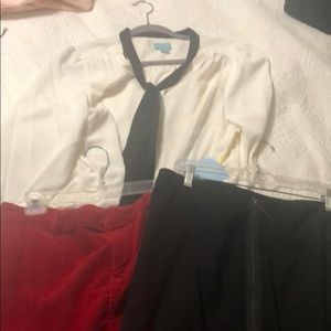 Bundle- 2 skirts and new blouse